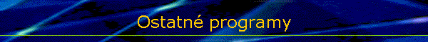 Ostatn programy